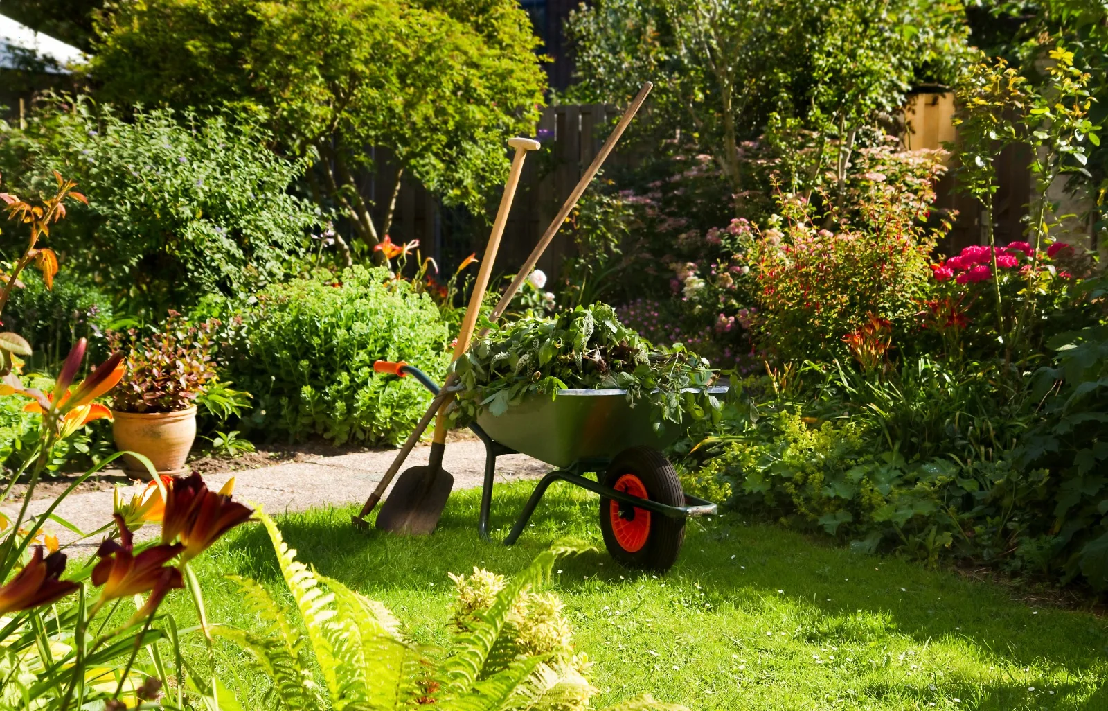 Gartenarbeit